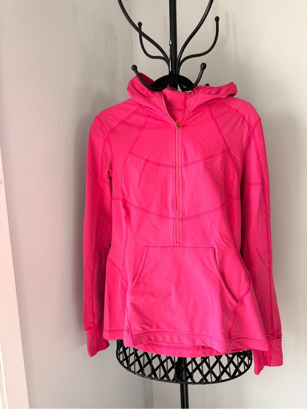 lululemon athletica Hot Pink Half-Zip Hoodie